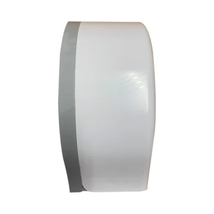 PS ABS Mini Jumbo White Toilet Roll Dispenser