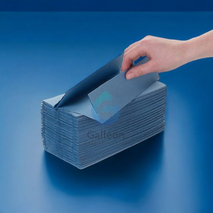 galleon bundle offer 16 50 per case free delivery 1 ply blue c fold paper hand towels p535 3750 image