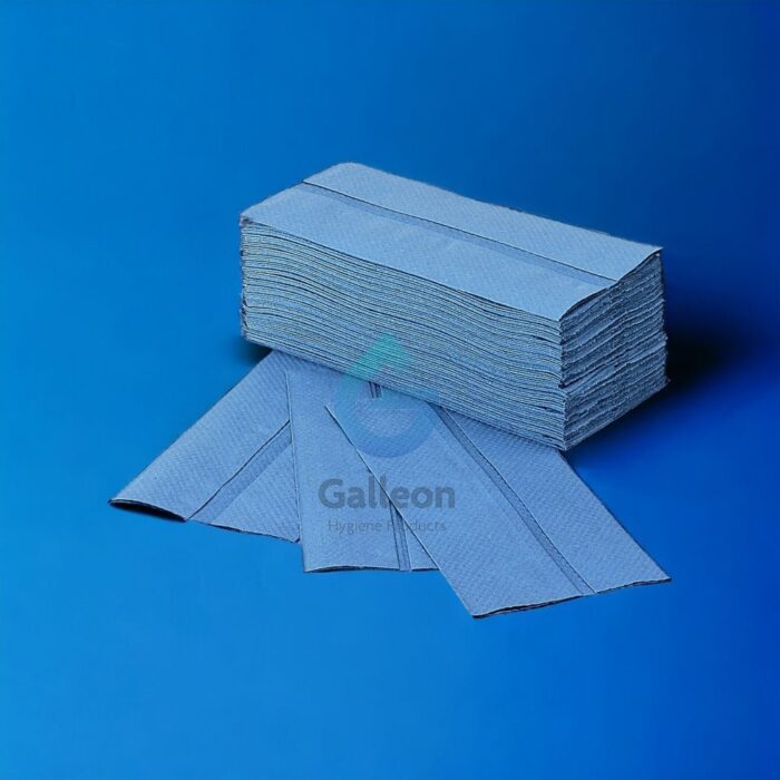 galleon bundle offer 16 50 per case free delivery 1 ply blue c fold paper hand towels p535 3751 image